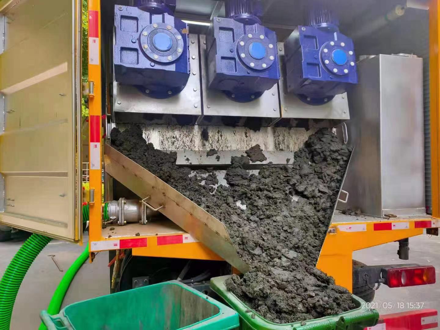 西双版纳化粪池清掏城市维护站-泥浆净化干湿分离处理